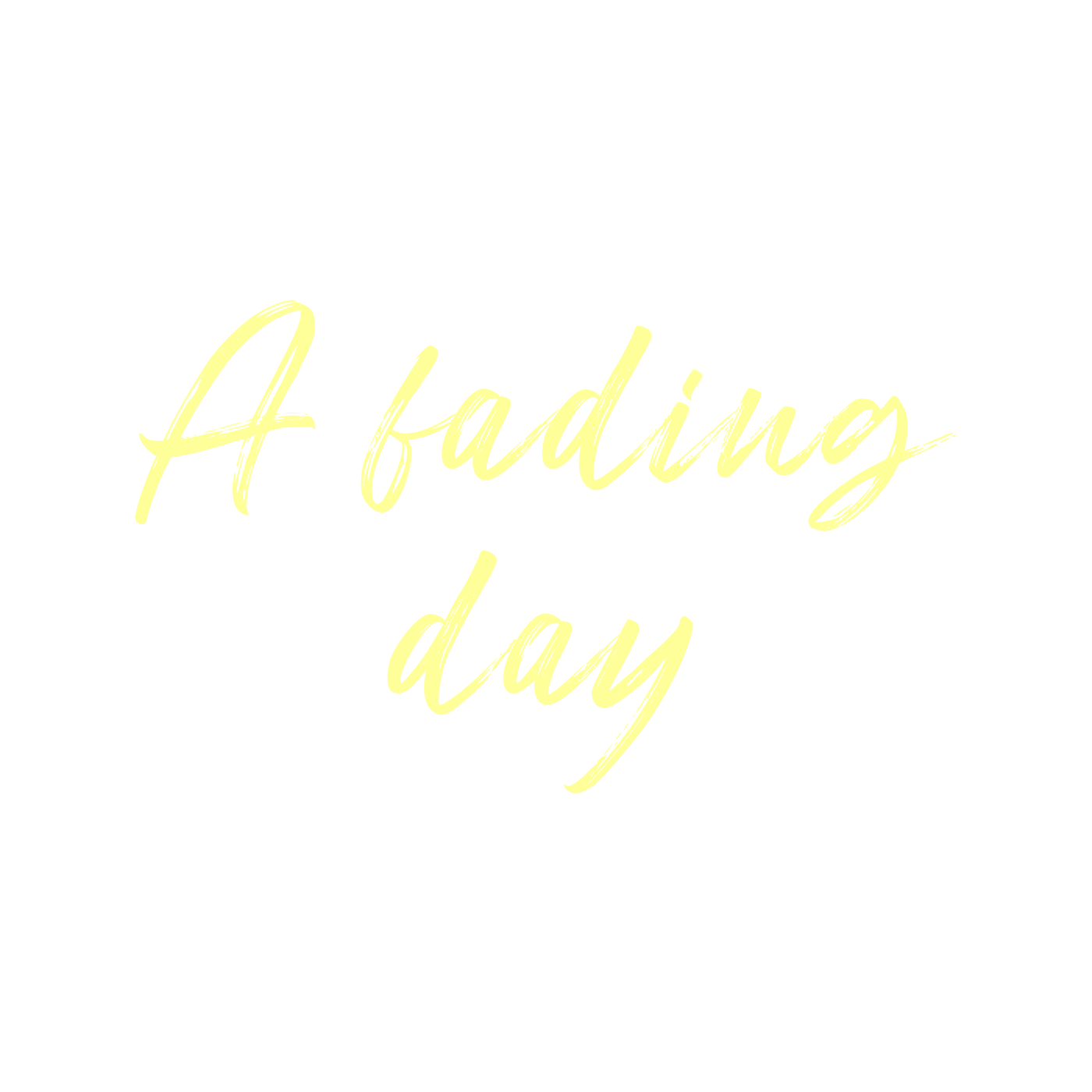 Mister Peculiar – Guitarist, singer, songwriter and composer - A fading day